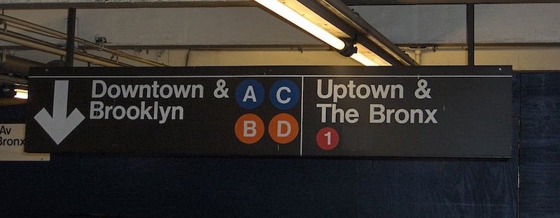tourist using nyc subway